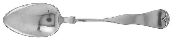 Fiddle (Silverplate, 1872) Place/Oval Soup Spoon