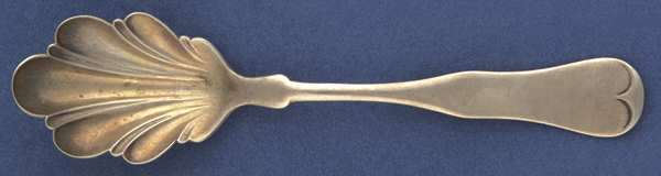 Fiddle (Silverplate, 1872) Sugar Shell Spoon