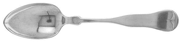 Fiddle (Silverplate, 1872) Teaspoon
