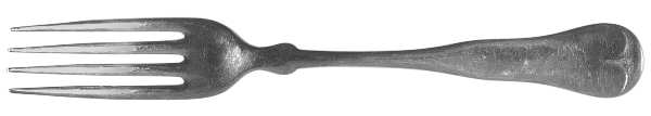 Fiddle (Silverplate, 1872) Monogram Fork