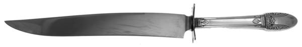 First Love (Silverplate, 1937) Large Stainless Blade Roast Carving Knife