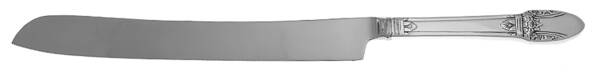 First Love (Silverplate, 1937) Wedding Cake Knife with Stainless Blade HC