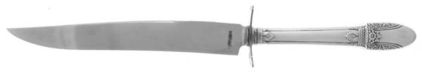First Love (Silverplate, 1937) Large Stainless Blade Roast Carving Knife