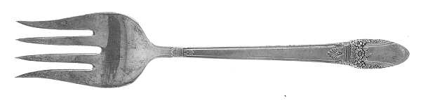 First Love (Silverplate, 1937) Individual Dessert/Chipped Beef Fork