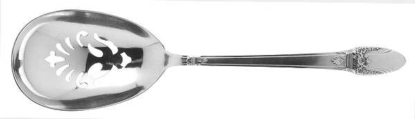 First Love (Silverplate, 1937) Solid Pierced Casserole Spoon