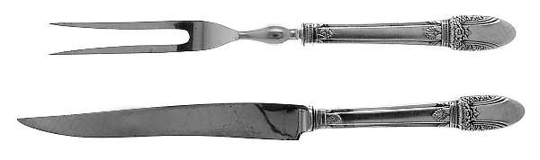 First Love (Silverplate, 1937) Small 2-Piece Steak Carving Set w/Stainless Blade