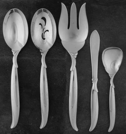 Flair (Silverplate, 1956) 5 Piece Hostess Set