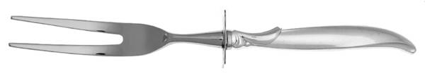 Flair (Silverplate, 1956) Carving Fork Small with Stainless Prongs HC