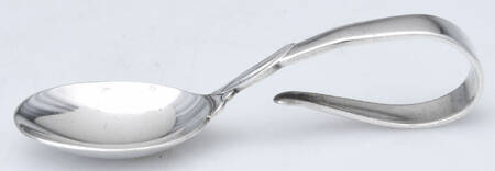 Flair (Silverplate, 1956) Spoon-Baby/Curved Handle