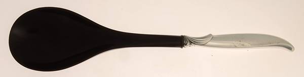 Flair (Silverplate, 1956) Salad Serving Spoon with Plastic Bowl