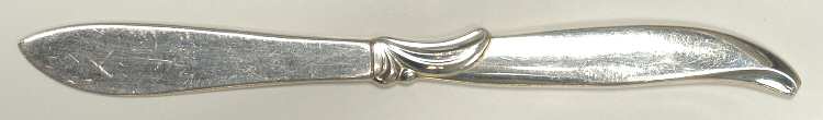 Flair (Silverplate, 1956) Flat Handle Butter Spreader by International Silver