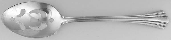 Flair (Silverplate, 1993) Pierced Tablespoon (Serving Spoon)
