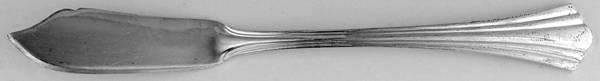 Flair (Silverplate, 1993) Flat Handle Master Butter Knife