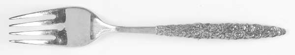 Floral Bouquet-Silver Bouquet (Silverplate) Individual Salad Fork