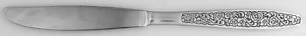 Floral Bouquet-Silver Bouquet (Silverplate) Modern Solid Knife