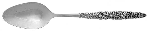 Floral Bouquet-Silver Bouquet (Silverplate) Place/Oval Soup Spoon