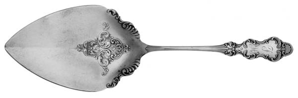Flemish (Silverplate, 1894) Large Solid Pie Knife