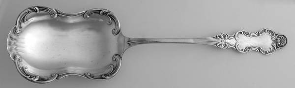 Flemish (Silverplate, 1894) Solid Smooth Casserole Spoon