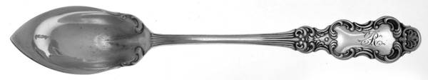 Flemish (Silverplate, 1894) Fruit/Orange Spoon W/Monogram