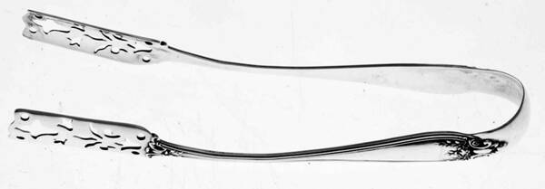 Florence (Sterling, 1903) Solid Individual Asparagus Tongs