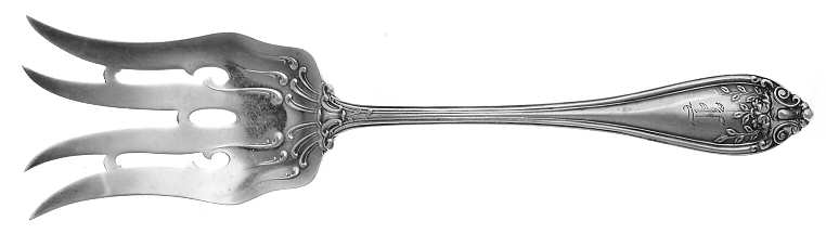 Florence (Sterling, 1903) Solid Salad Serving Fork