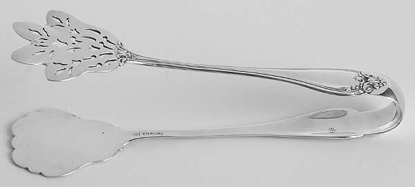Florence (Sterling, 1903) Large Solid Sandwich Tongs