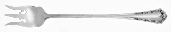 Florentine (Sterling, 1912, Short Handle Pickle/Olive Fork