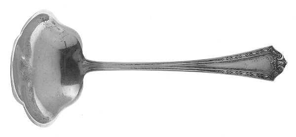 Florentine (Sterling, 1912, Solid Gravy Ladle