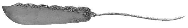 Florence (Silverplate) Flat Twisted Handle Master Butter Knife