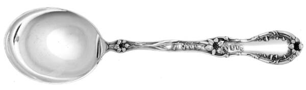 Florette (Silverplate, 1909) Round Bowl Soup Spoon (Gumbo)