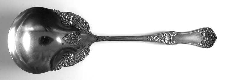 Flower (Silverplate, 1906) Solid Smooth Casserole Spoon