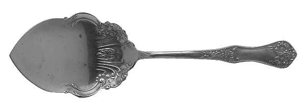 Flower (Silverplate, 1906) Large Solid Pie Knife
