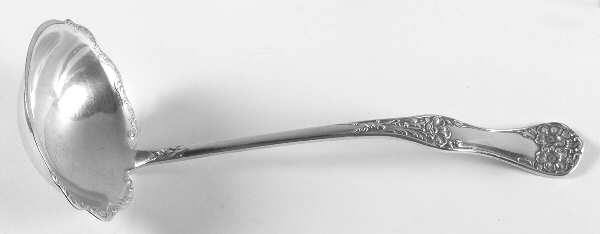 Flower (Silverplate, 1906) Solid Soup Ladle