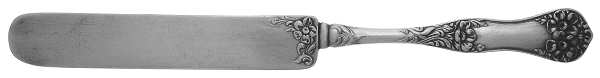 Flower (Silverplate, 1906) Youth Knife, Solid Piece