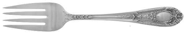 Fontaine (Sterling, 1924, No Monograms) Individual Salad Fork