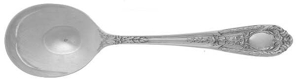 Fontaine (Sterling, 1924, No Monograms) Round Bowl Soup Spoon (Cream Soup)