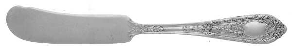 Fontaine (Sterling, 1924, No Monograms) Flat Handle Butter Spreader