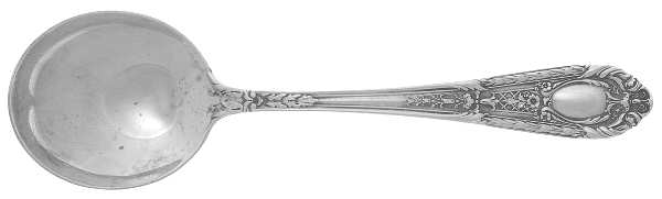 Fontaine (Sterling, 1924, No Monograms) Round Bowl Soup Spoon (Bouillon)