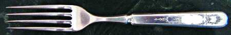 Franconia (Silverplate, 1922) Indented Solid Handled Fork