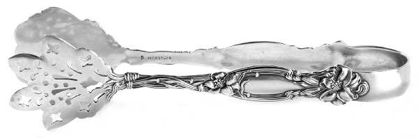 Frontenac (Sterling, 1903) Large Solid Sandwich Tongs