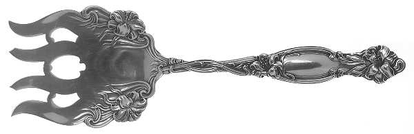 Frontenac (Sterling, 1903) Large Solid Fish Serving Fork