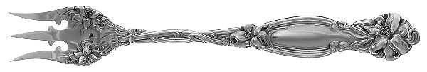 Frontenac (Sterling, 1903) Short Handle Pickle/Olive Fork