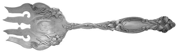 Frontenac (Sterling, 1903) Solid Salad Serving Fork