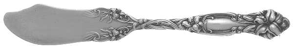 Frontenac (Sterling, 1903) Flat Handle Butter Spreader
