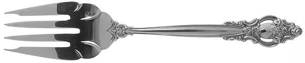 Medium Solid Cold Meat Serving Fork