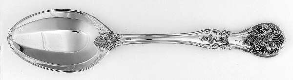 French Rose (Silverplate) Tablespoon (Serving Spoon) by International Silver