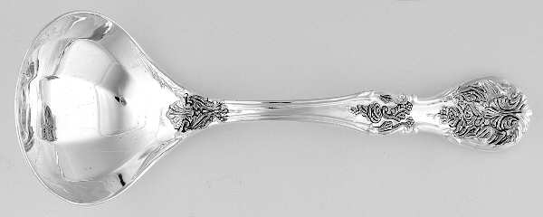 French Rose (Silverplate) Solid Gravy Ladle