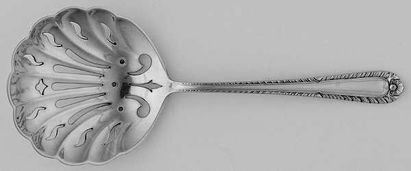 Gadroon (Sterling, 1933) Solid Bon Bon Spoon with Pierced Bowl