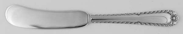 Gadroon (Sterling, 1933) Flat Handle Butter Spreader