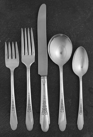 Gardenia (Silverplate, 1941) 40  Piece Estate Set